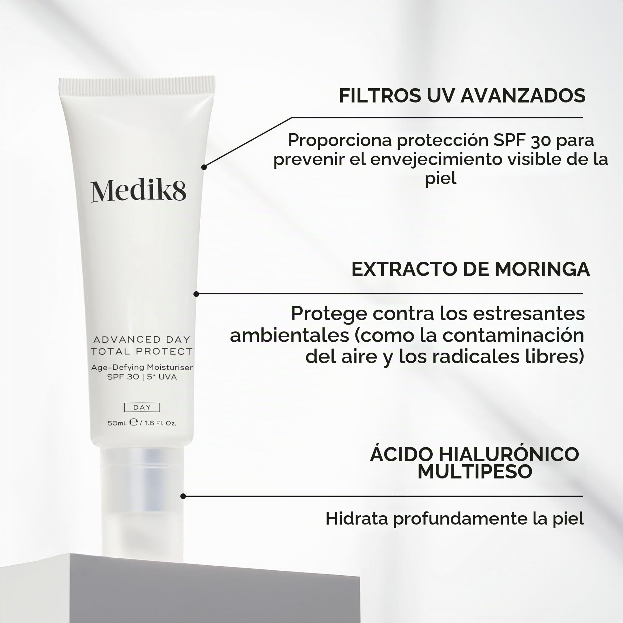 MEDIK8 ADVANCED DAY TOTAL PERFECT HIDRATANTE ANTIENVEJECIMIENTO SPF30 50ML 50ML