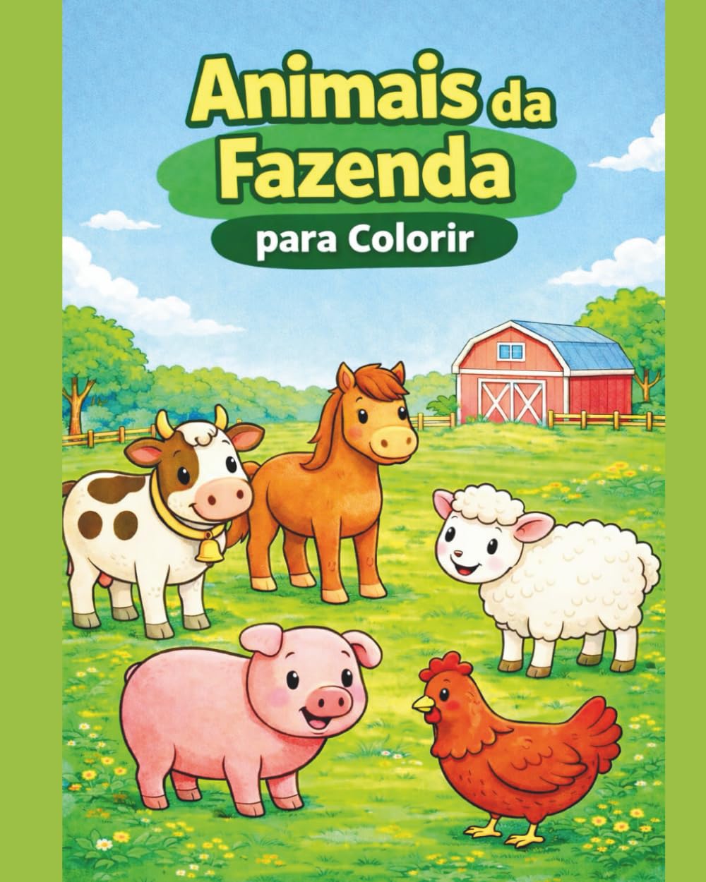 Animais da Fazenda para Colorir