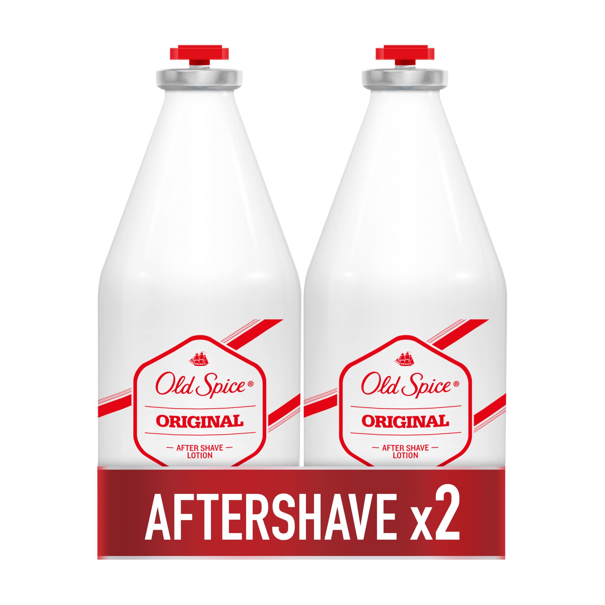 Old Spice Original Lotion après-rasage pour homme 2 x 100 ml