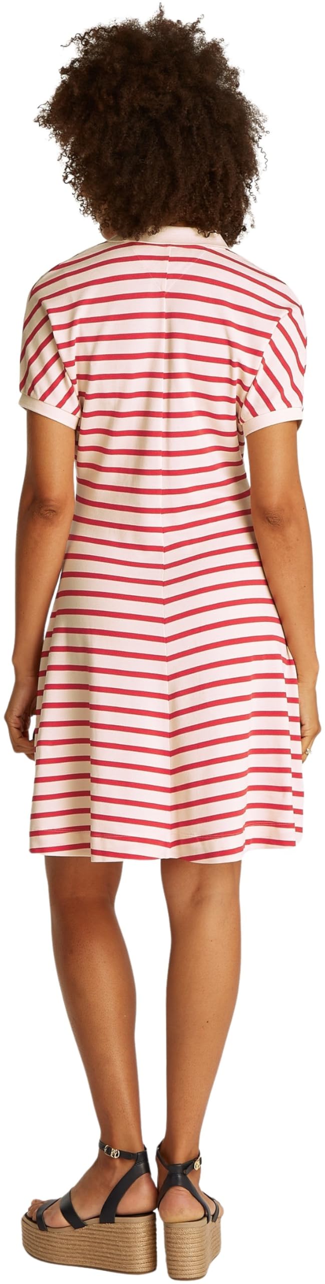 Tommy Hilfiger Vestido Tipo Polo Mujer Lyocell Fit & Flare