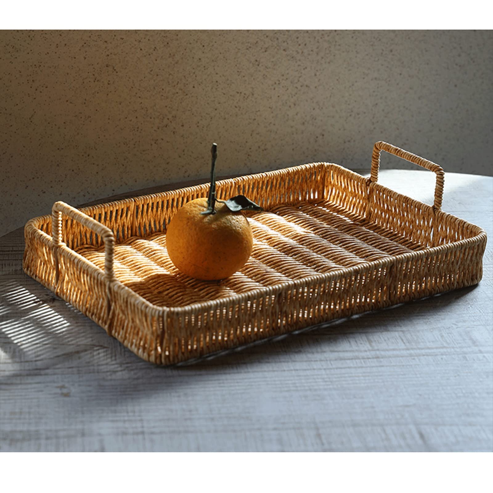 Foodservice Vassoio Vassoio for Serving Vassoio con Vassoio Maniglia Vassoio Multiuso per Feste, Tavolo, Cucina (Size : A)