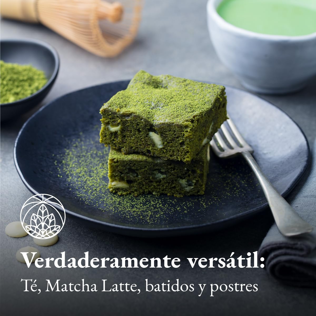 Organic Matcha Tea Powder from Japan Monte Nativo (100g) - Organic Macha Tea - Herbal Infusions - Green Tea - Carefully Cut and Dried - 100% Pure and Natural