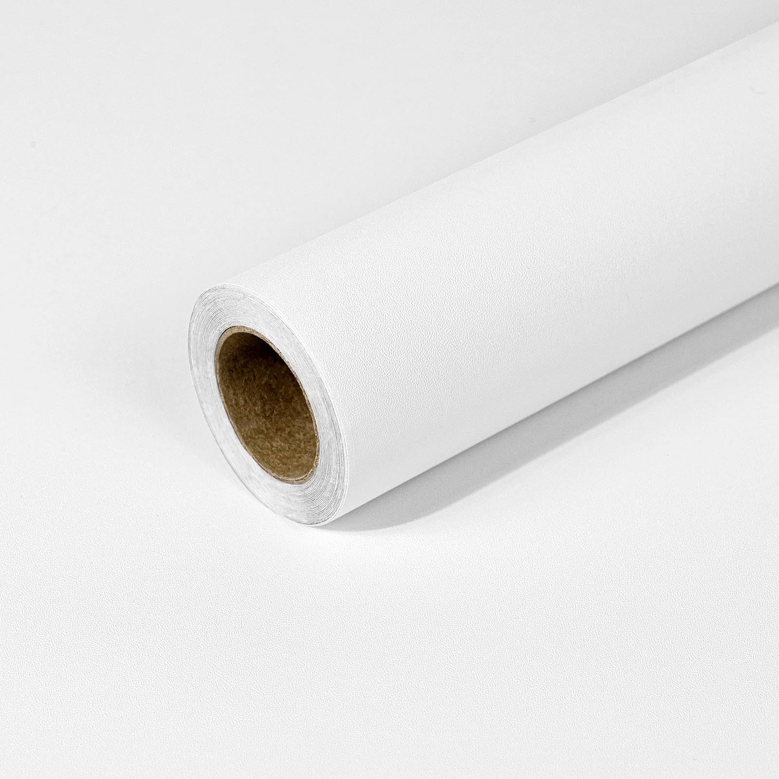 wishFIRE White Contact Paper 40cm x 1200cm Peel and Stick Wallpaper Vinyl Waterproof Contact Paper for Countertops Wall Covering Kitchen Living Room Bedroom