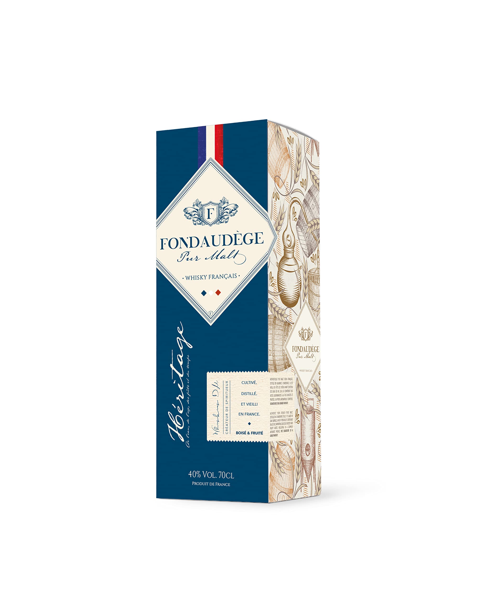 Fondaudège Héritage Pure Malt French Whisky 40° 70cl