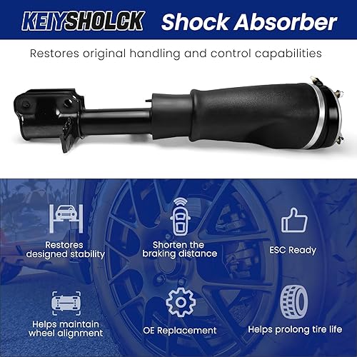 Miniatura 4 de Reemplazo del amortiguador de choque delantero derecho de la suspensión del puntal de aire para Land Rover Range Rover L322 2003-2012 modelo no VDS