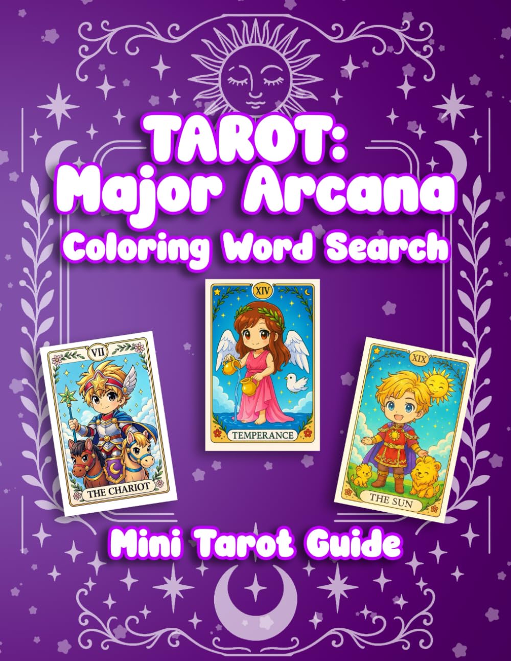 Tarot: Major Arcana: A Coloring Word Search Puzze and Mini Guide