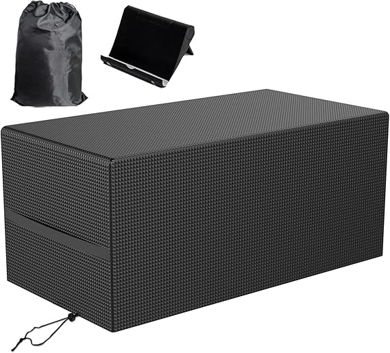 TONINT Waterproof Deck Box Cover,Deck Box dust Cover,Heavy 600D Polyester Oxford