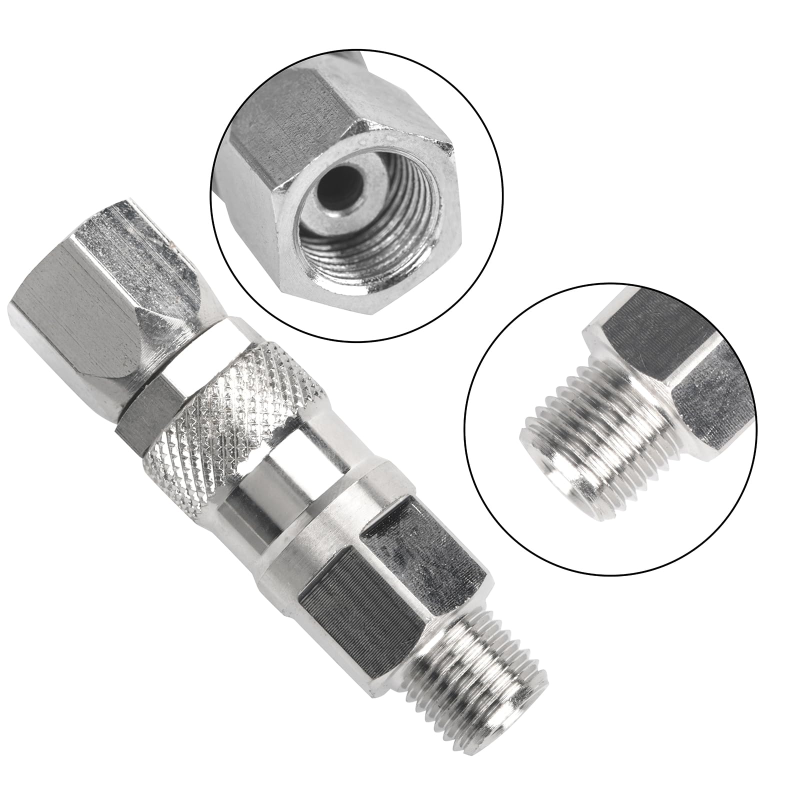 Cosmostar 360° Swivel Joint For 1/4-Inch Airless Spray Guns Hose Swivel