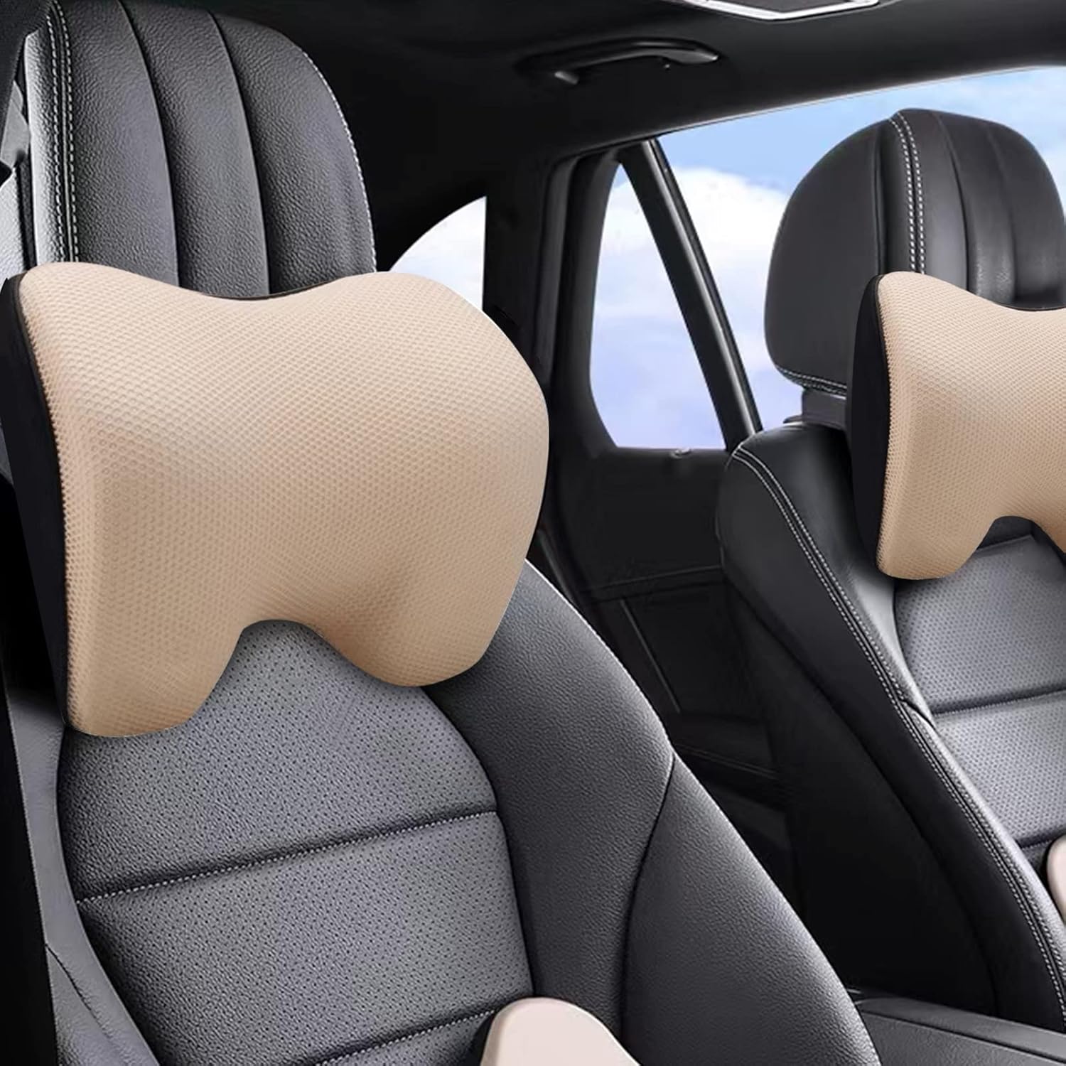 SPRFUFLY Make Relaxing Car Headrest Pillow, Car Pillow for