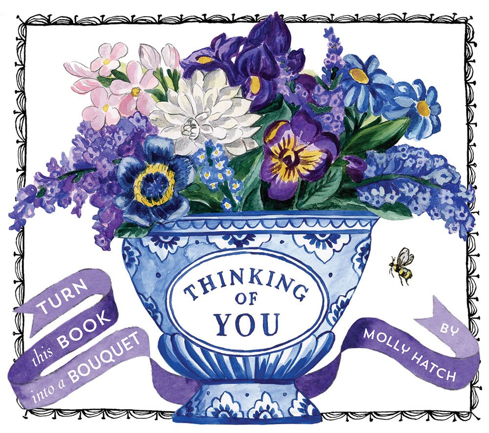 Thinking of You (A Bouquet in a Book): Turn this Book into a Bouquet (Uplifting Editions)