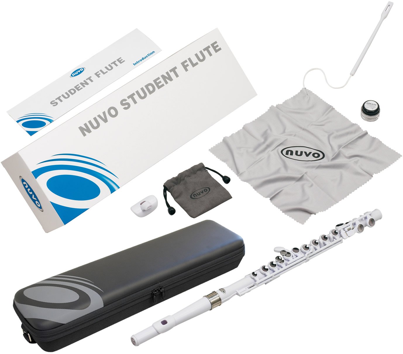NUVO プラスチック製フルート FGSFWHT ホワイト Amazon | NUVO ヌーボ プラスチック製 フルート Student Flute
