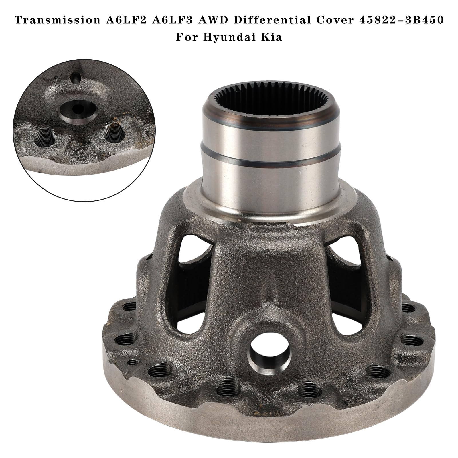 Topteng Transmission A6LF2 A6LF3 AWD Differential Cover 45822-3B450 Passend für Hyundai Kia