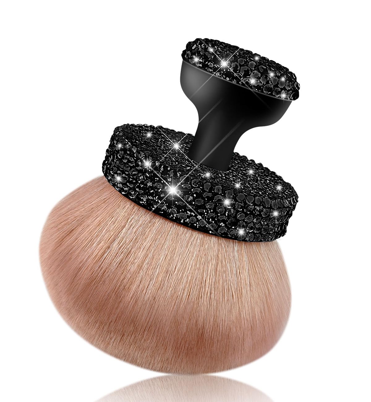 Yivaiks Self Tanner Brush Bling Kabuki Tanning Brush Rhinestones 74mm Wide-Headed Large Body Makeup Brushes for Flawless Leg Makeup (Round Black Rhinestone) Yivaiks Self Tanner Brush Bling Kabuki Tanning Brush Rhinestones 74mm Wide-Headed Large Body Makeup Brushes for Flawless Leg Makeup (Round Black Rhinestone)