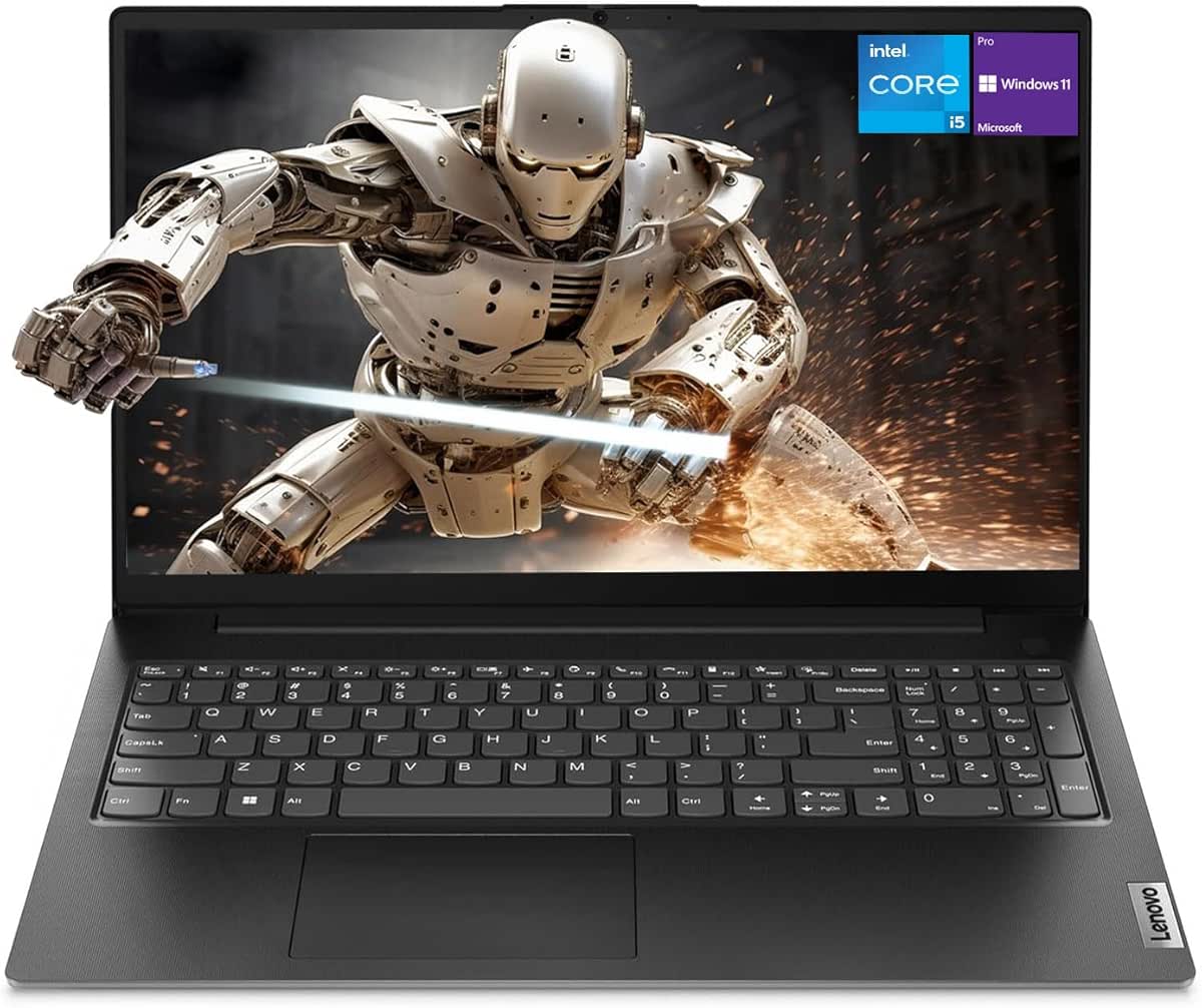 Lenovo V15 Gen 4 Business Laptop, 15.6&#34; FHD Display, Intel Core i5-13420H (Beat i7-1355U), HDMI, RJ45, Webcam, Numeric Keypad, Wi-Fi, Windows 11 Pro, Black (16GB RAM | 512GB SSD)