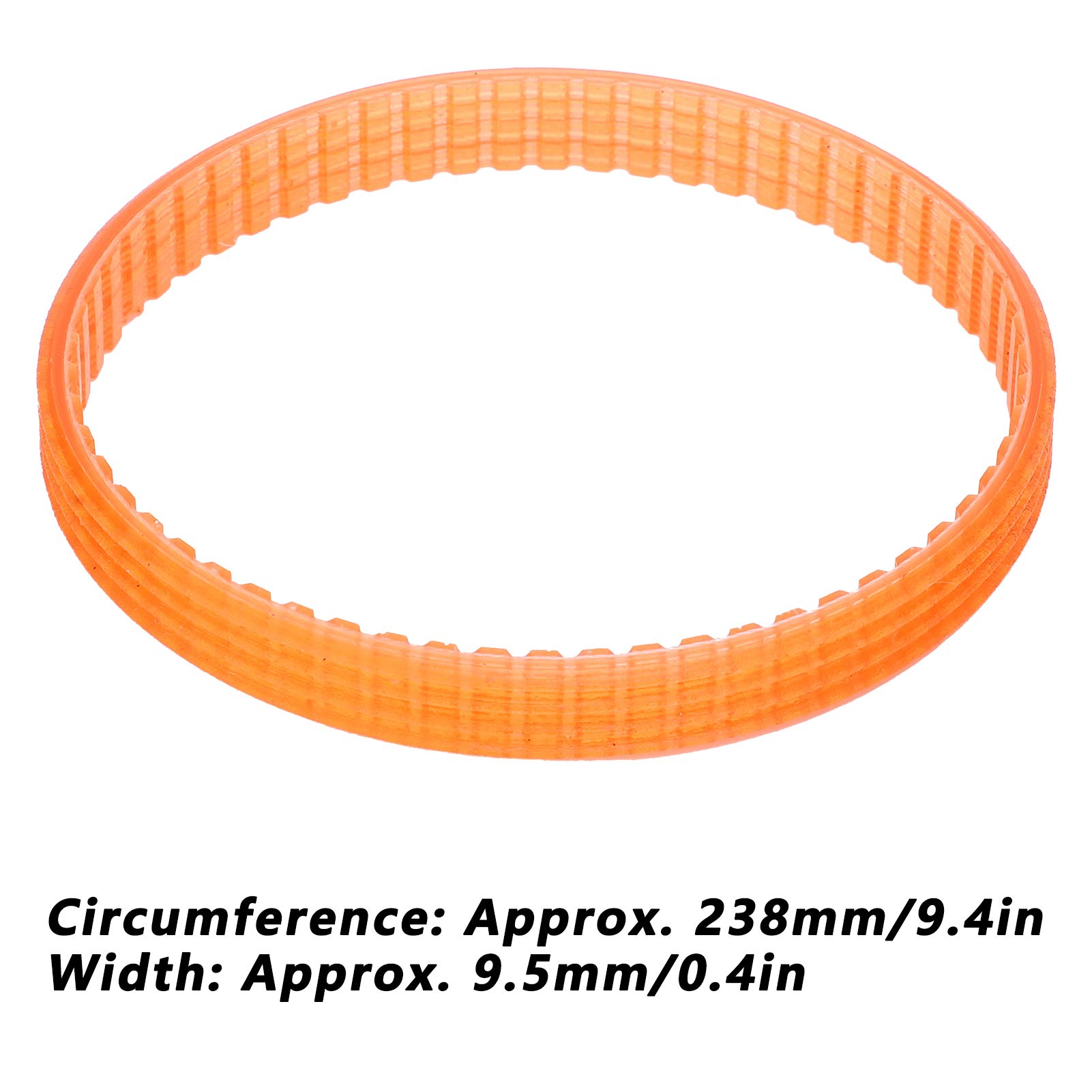 Artillery Drive Belts,Gear Drive Belts,Pack of 20 Circumference 238 mm Electric Planer Fits,Motor Drive Belt Repair Parts Replacement for Woodworking - Image 3