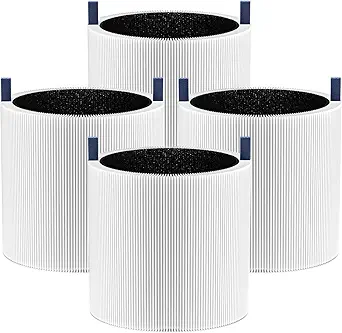 4 Pack Mini Max Replacement Filter Compatible with Blueair Blue Pure Mini Max Air Purifiers, Blue Pure FMINI Filter HEPA & Activated Carbon Air Filt-er Fits for Blue Pure Mini Max