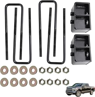 F150 Full Suspension Lift Kits, 3" Rear Leveling Lift Kits with Extended U Bolts Compatible with Ford F150 2WD 4WD 2004-2022