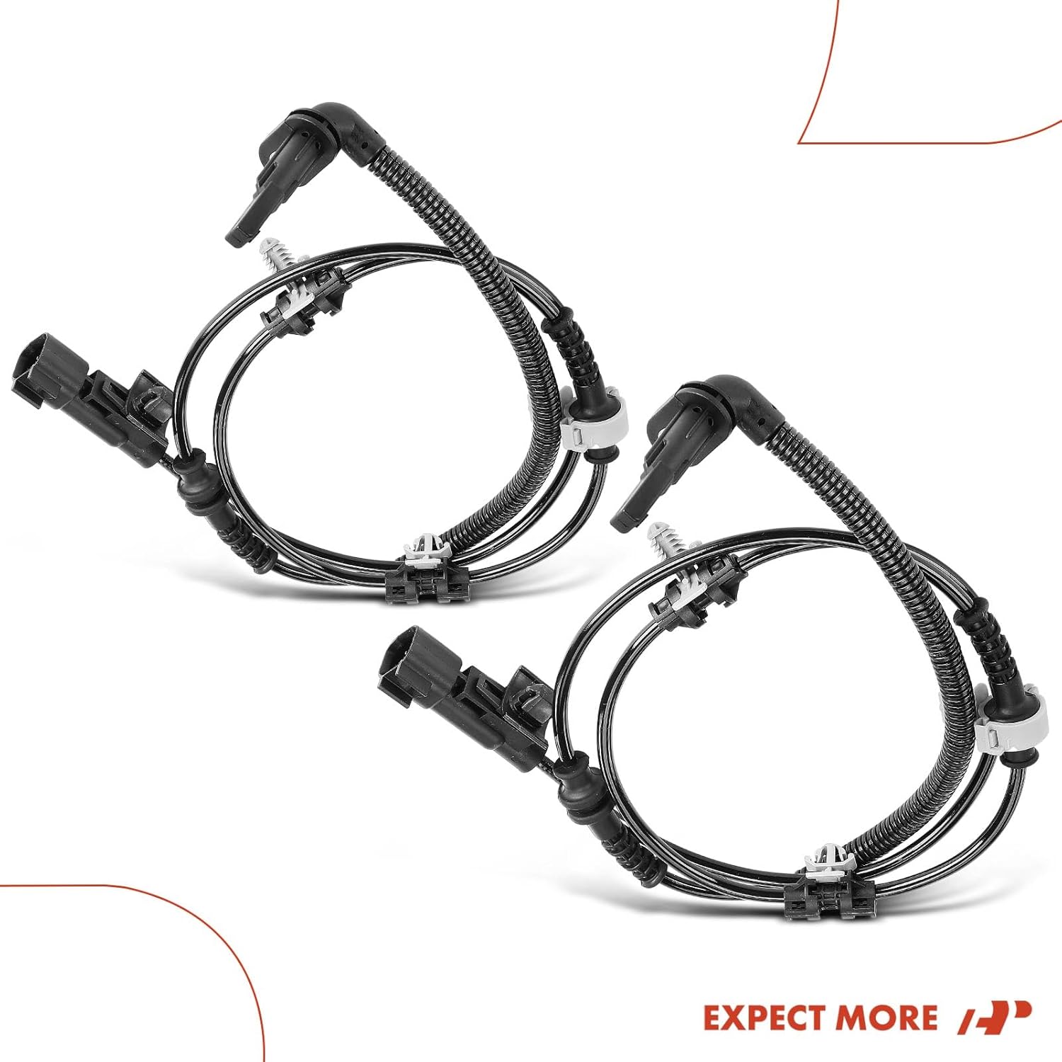 A-Premium ABS Wheel Speed Sensor Compatible with Chevrolet Models - Volt 2016 2017 2018 2019 - Front Driver and Passenger Side, 2-PC Set, Replace# 42686721