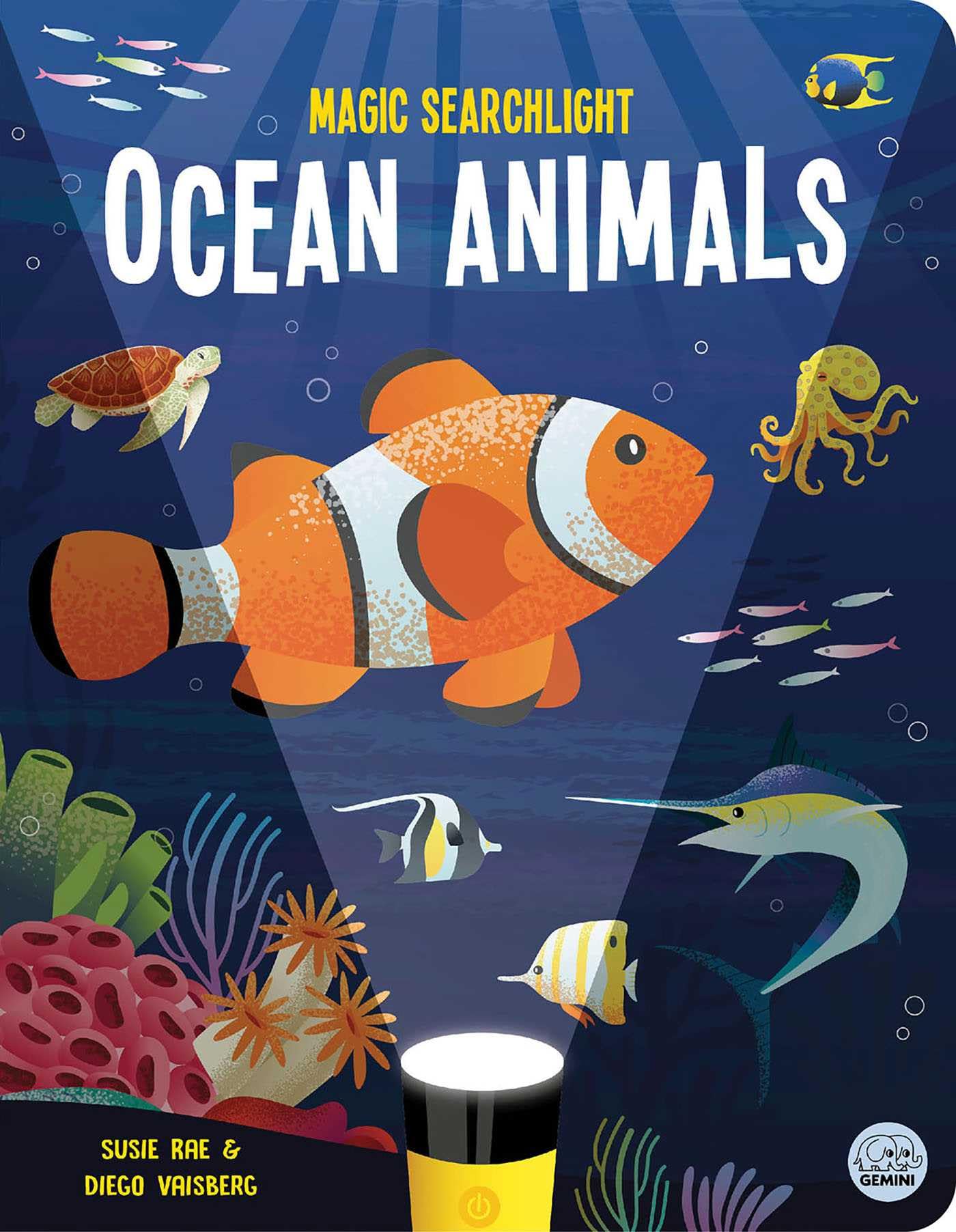 Magic Searchlight - Ocean Animals by Susie Rae (Hardback Book)