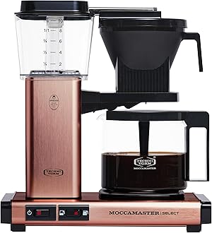MoccamasterCD Copper Overflow Coffee Maker KBG 741 Select