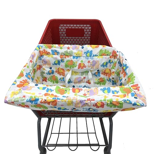 Miniatura 10 de Funda portátil para carrito de compras, fundas para silla alta y carrito de comestibles para bebés, niños, bebés y niños pequeños, bolsa de