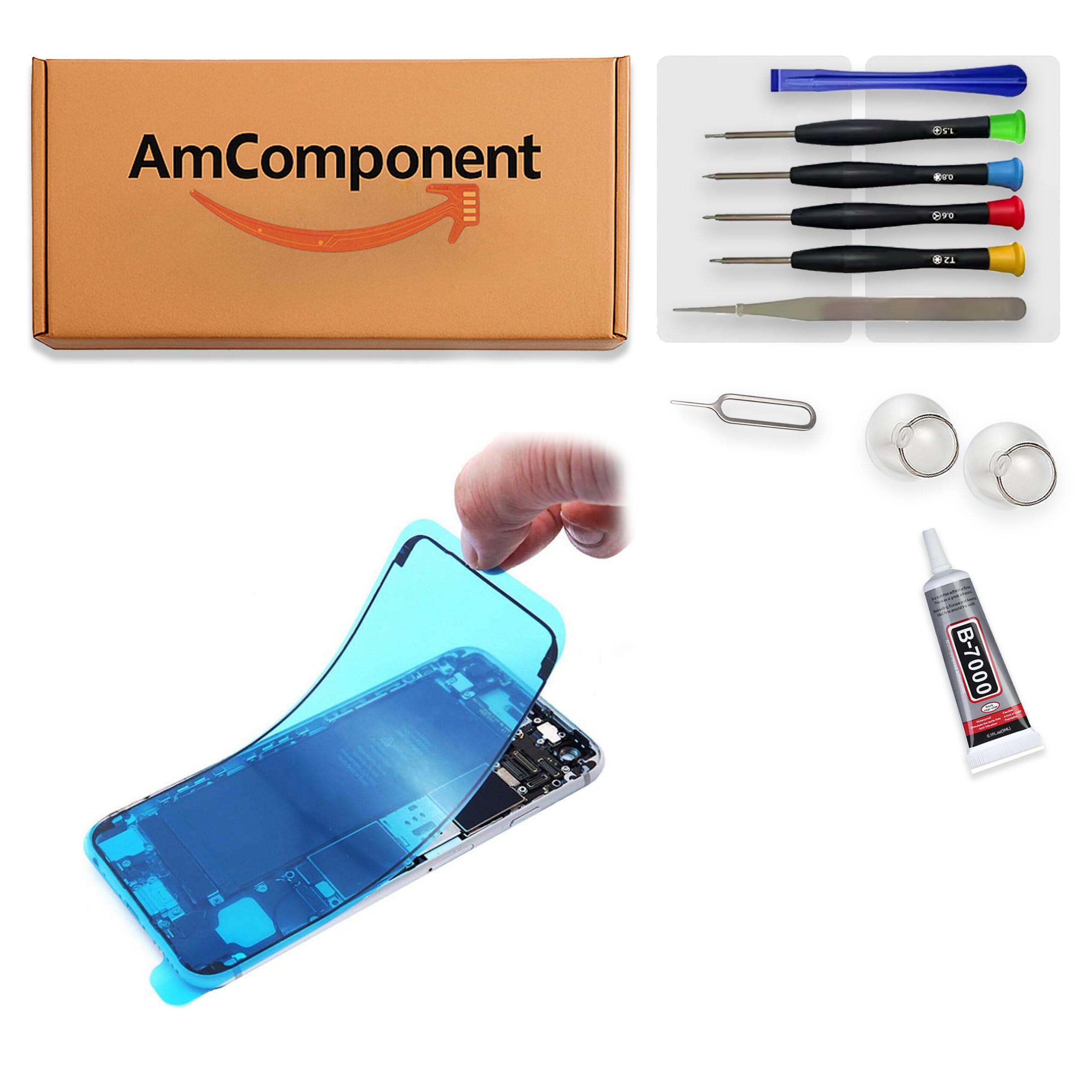 ADESIVO di ricambio per IPHONE 15 PRO MAX BIADESIVO display GUARNIZIONE FISSAGGIO schermo