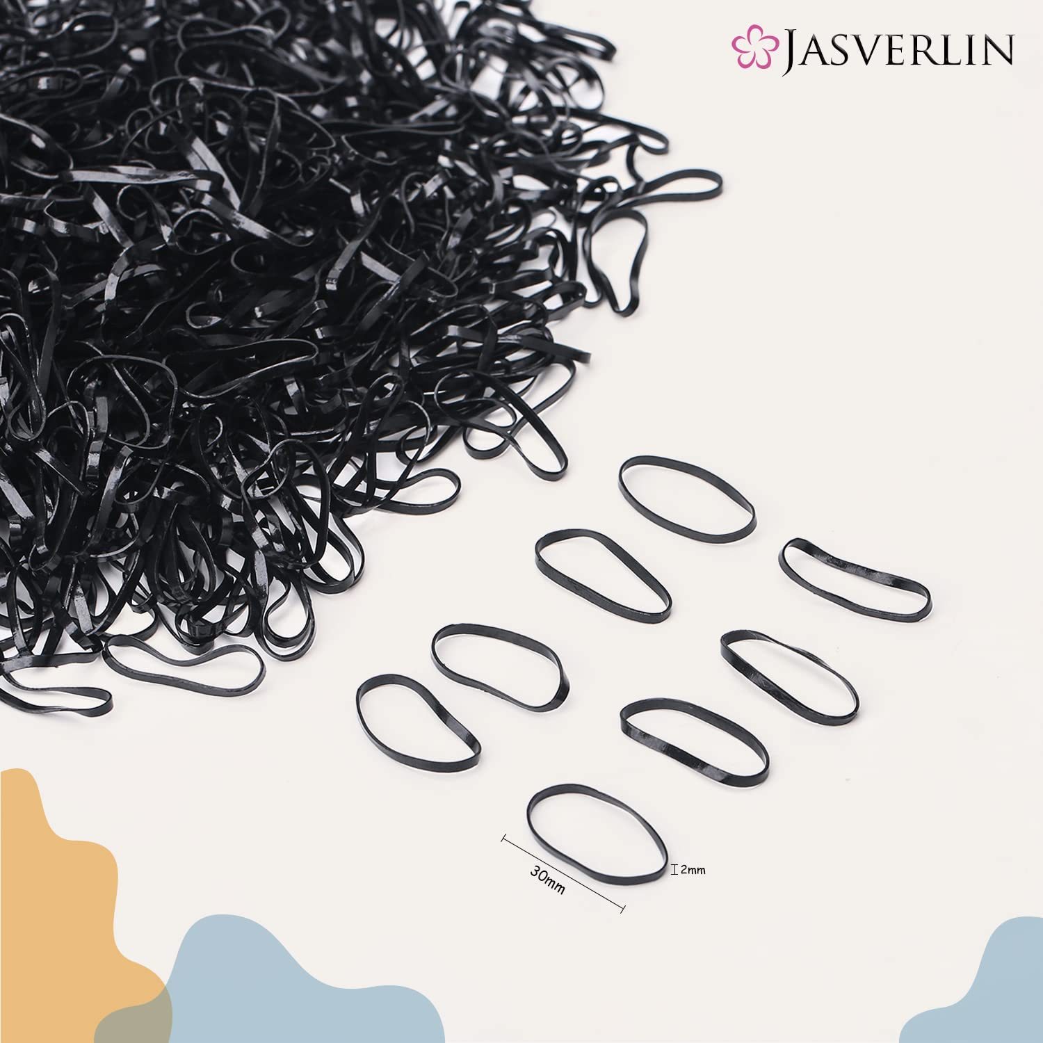 JASVERLIN 2000PCS Mini Rubber Bands - Image 3