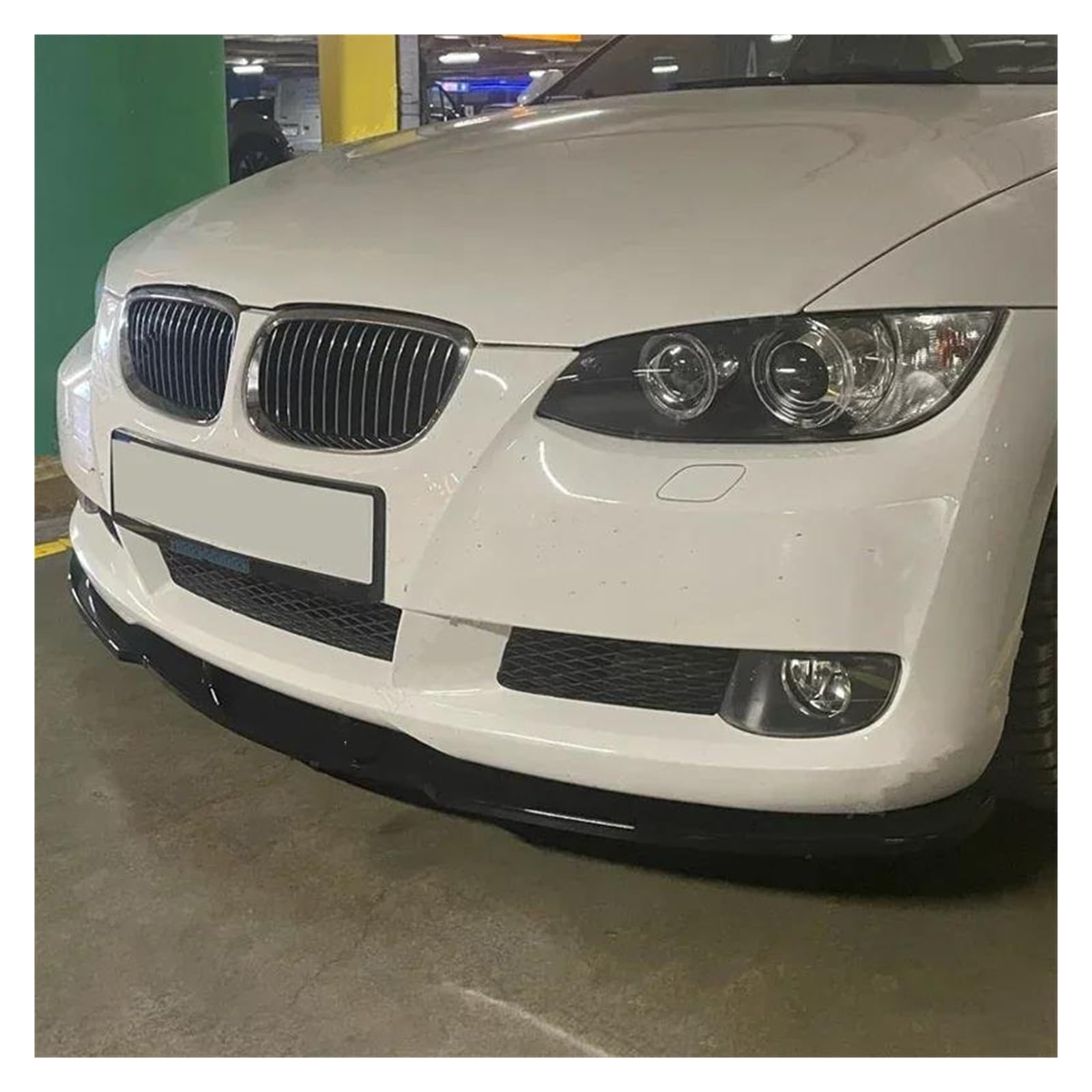 Spoiler pour BMW E92 E93 2005-2013 Version Luxe Kit Carrosserie Diffuseur Pré-Lci Accessoires ABS Séparateur Lèvre Pare-Chocs Avant Voiture Spoiler Tuning Lèvre Pare-Chocs Avant(Gloss Black)
