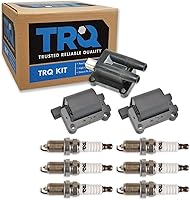 Vista 29 de Kit de Bobina de Encendido y Bujía de TRQ 8 Piezas Bujías de Iridio Compatibles con Toyota Tacoma 2005-2014 4Runner 2010 Tacoma 2015-2021