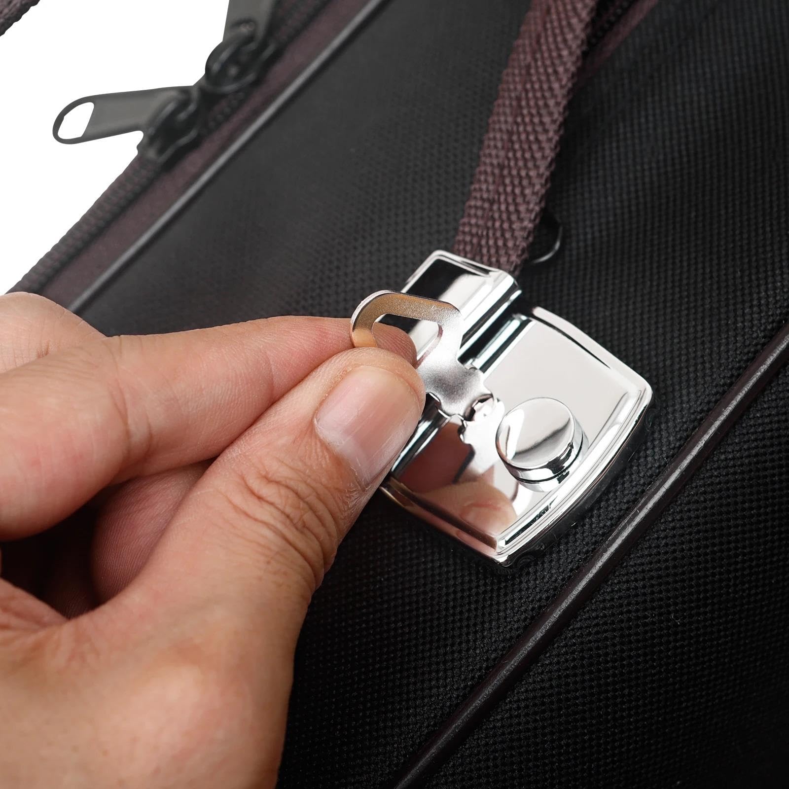 Accesorios Profesionales Violin Accesorios Para Caja De Almacenamiento De Violín Tamaño 4/4(Silver buckle)