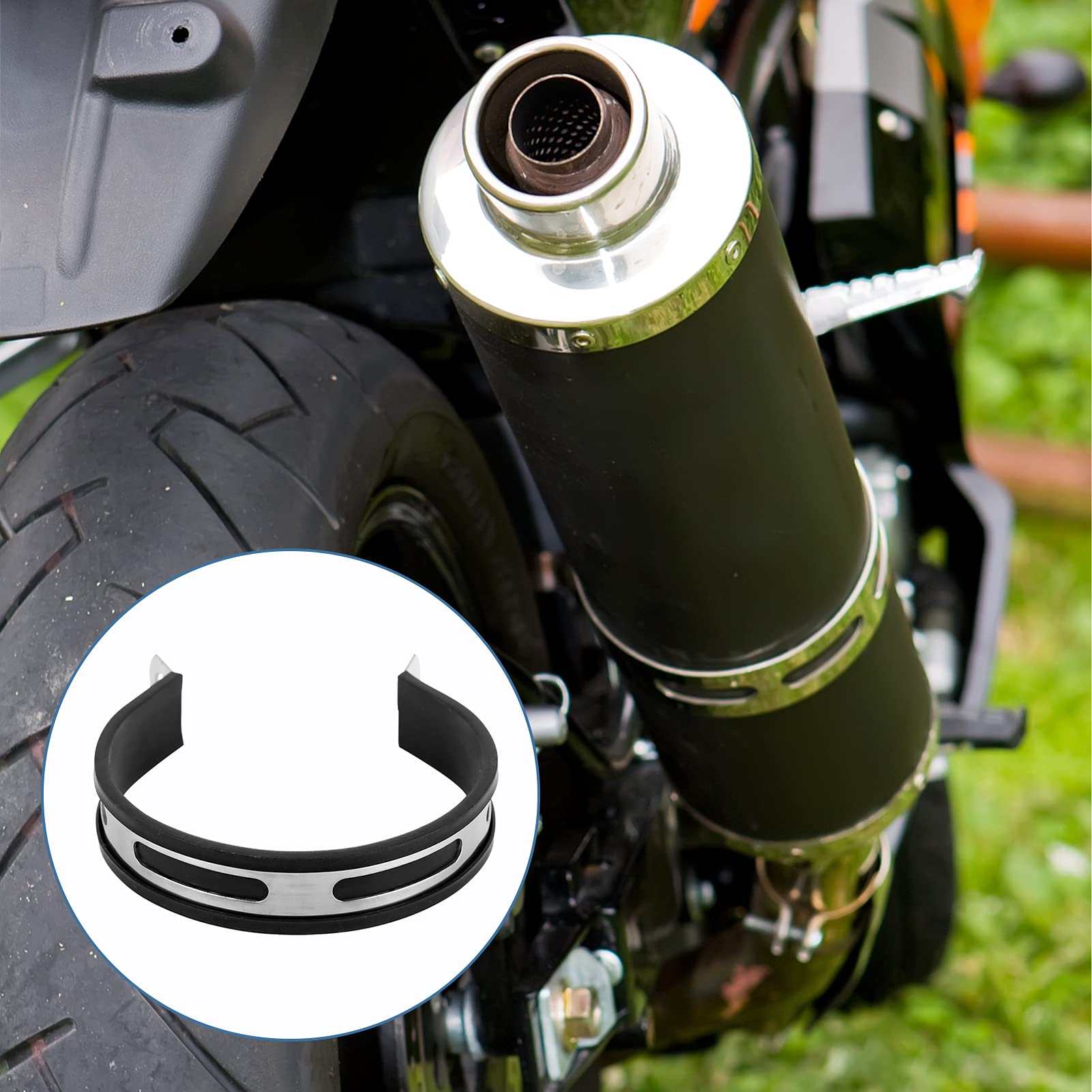 JMTuning ophangbeugel scooter uitlaat
