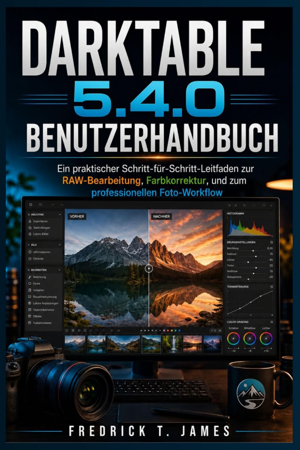 Darktable 5.4.0 Benutzerhandbuch: Ein praktischer Leitfaden Schritt für Schritt zur RAW-Bearbeitung, Farbkorrektur und zum professionellen Foto-Workflow