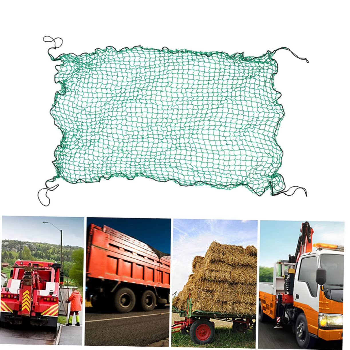 1.5m Rete Carico per Auto Copertura per Rimorchio Rete Elastica Accessorio per Camion Utilizzabile in Tutte Condizioni Atmosferiche Corde Elastiche e Materiale Duraturo