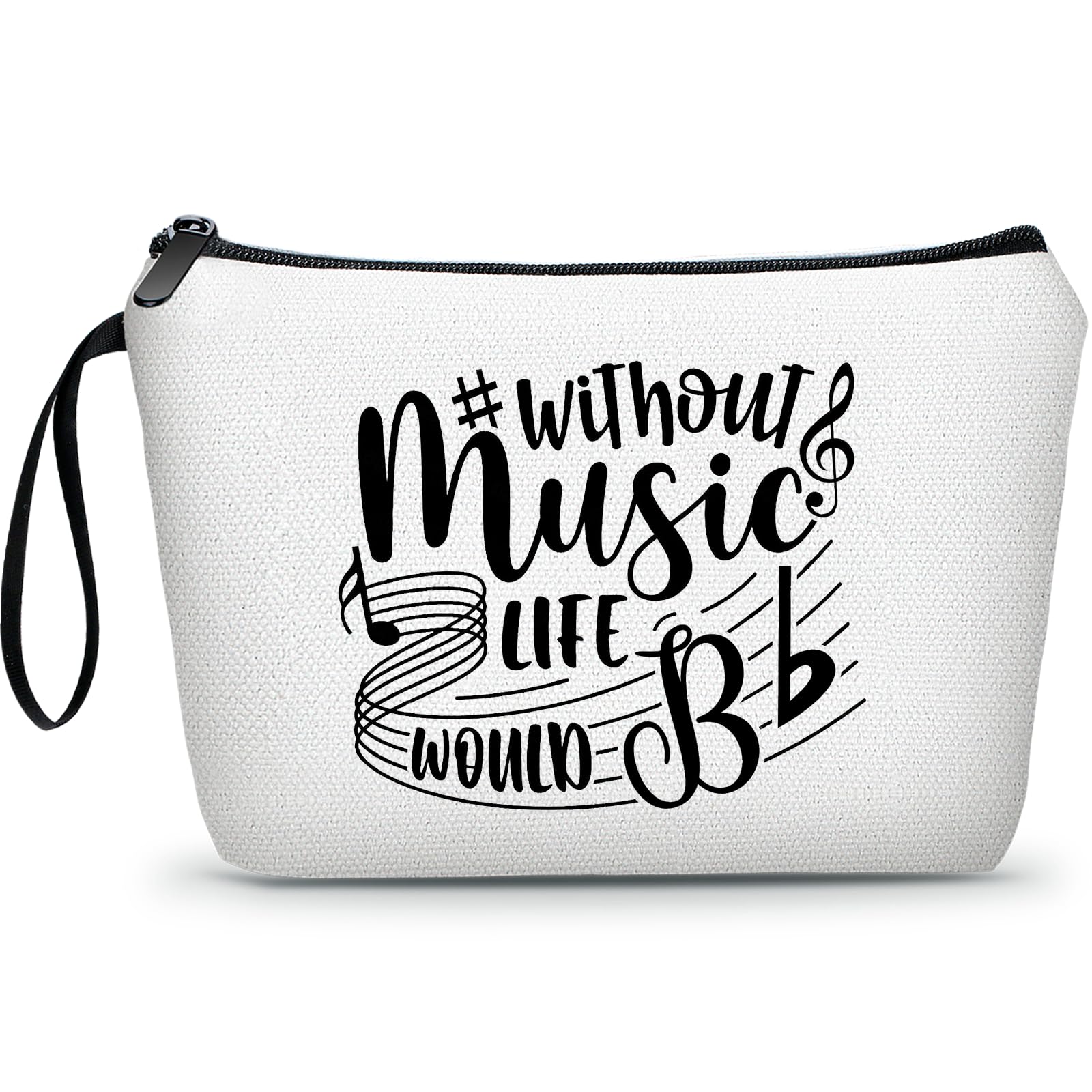 SEAMOON Müzik Öğretmeni için Öğretmen Hediyesi, Müzik Severler için Doğum Günü Hediyesi, Öğrenciler için Müzik Hediyesi, Kadınlar için İlham Verici Hediyeler, Küçük Makyaj Kozmetik Çantası, Arkadaşlar için