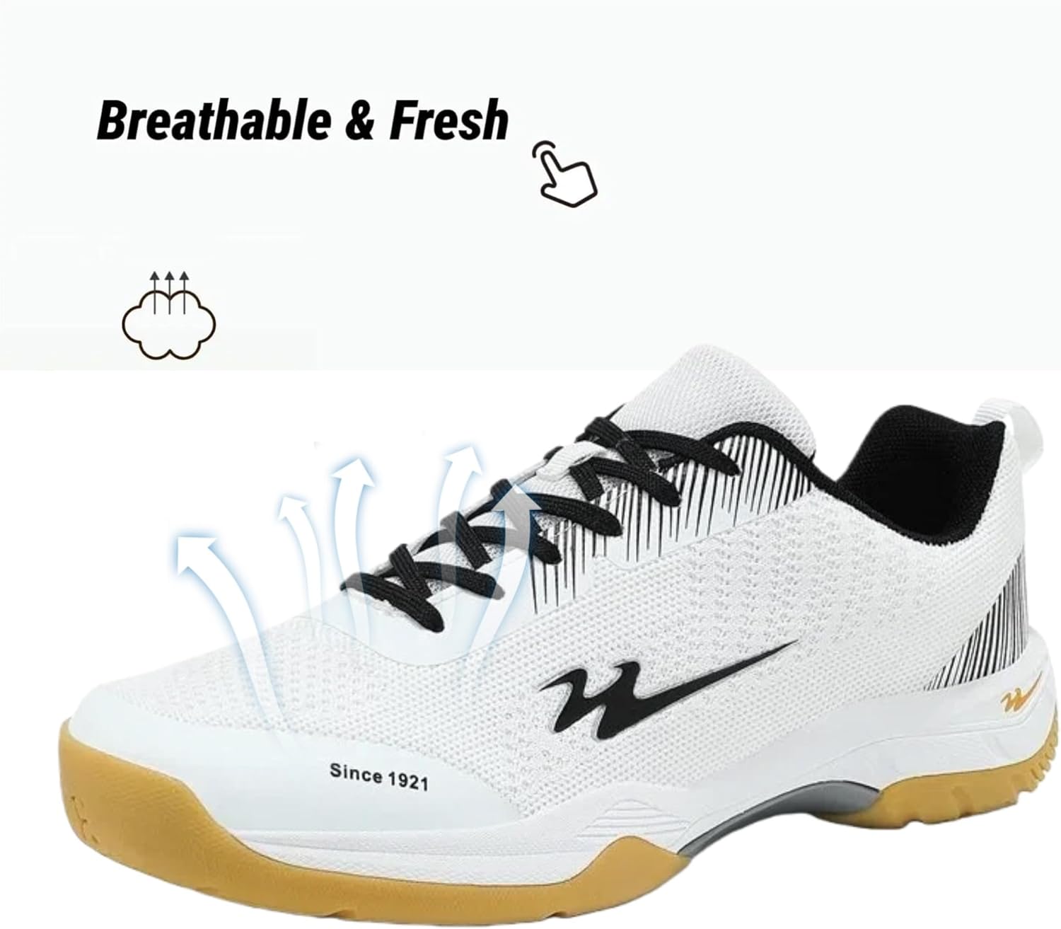 cungel-Tennis-Badmintion-Pickleball-Shoes Unisex No-Slip Pickleball & Tennis Shoes | Lightweight Breathable Court Shoes for Men and Women