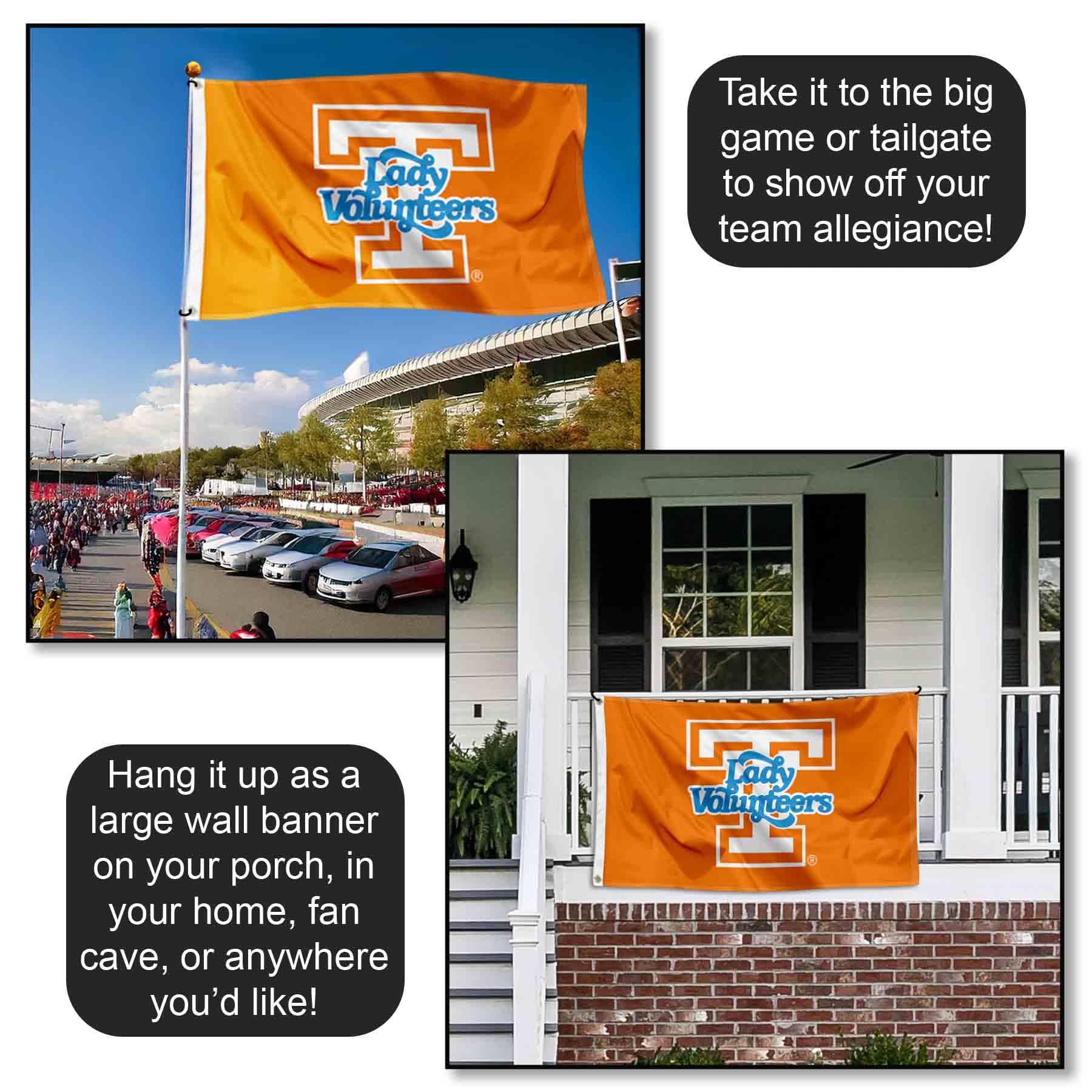 Tennessee Volunteers 3x5 Ft Grommet Banner Flag - Officially Licensed Large Outdoor Flag - View #11