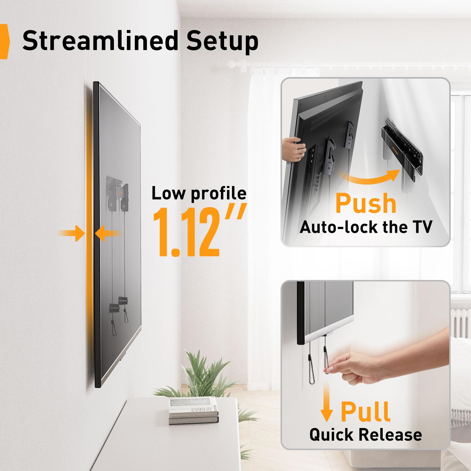 Perlegear Supporto a parete TV PGMT7