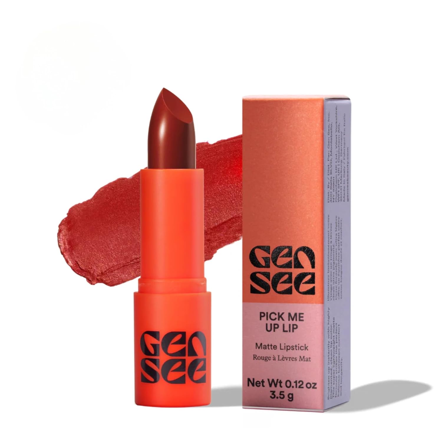 Gen See Pick Me Up Matte Lipstick, Long Lasting Lip Stick For Her, Naomi