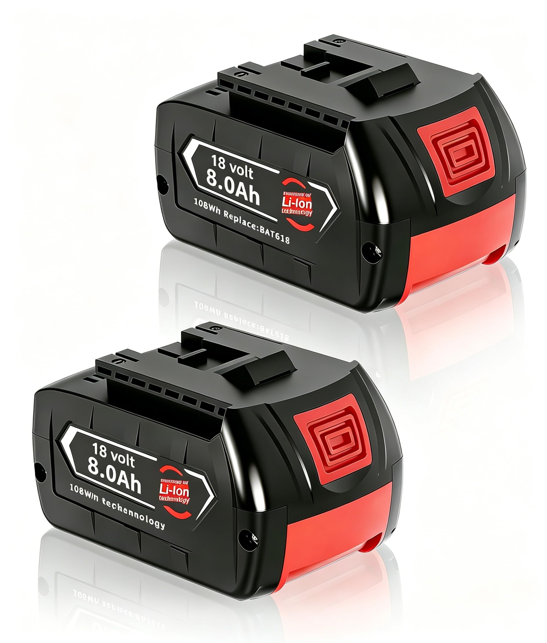Ersatz Li-Ionen-Akkus für Bosch 18V Li-Ionen-Akku BAT618 Akku-Ersatzteile