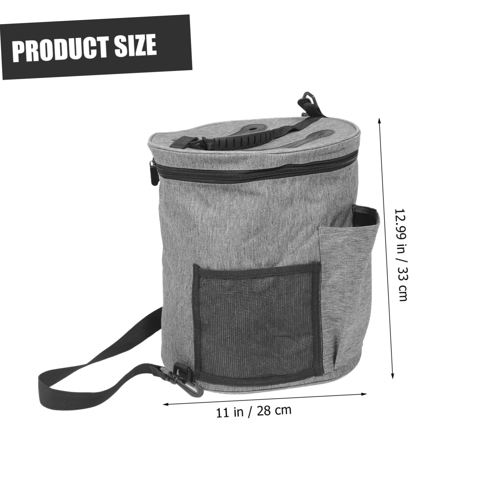 HANABASS Borsa Porta Gomitoli Manico, Organizer Cilindrico per Filati