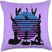 Vista 4 de Kitesurf Gifts and Surf Lover Tees by taiche Kitesurfers Be Up with The Boards Retro Style 4 - Almohada de 16 x 16 pulgadas, multicolor