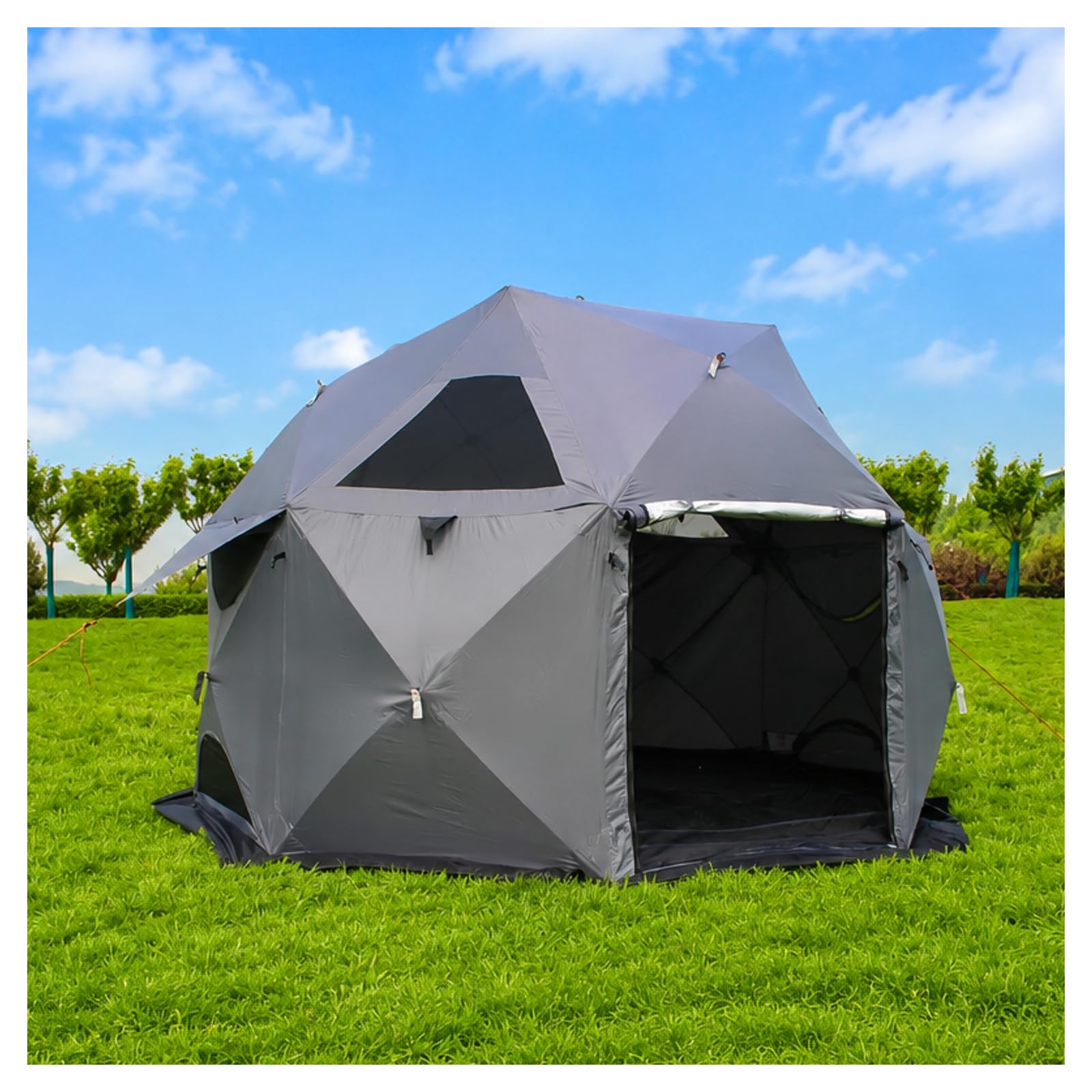 ZHENYUWANG 5–8 Person Instant-Setup Camping Tent
