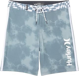 Boys' Checker Print Tie-dye Phantom Boardshorts (Big Kids)