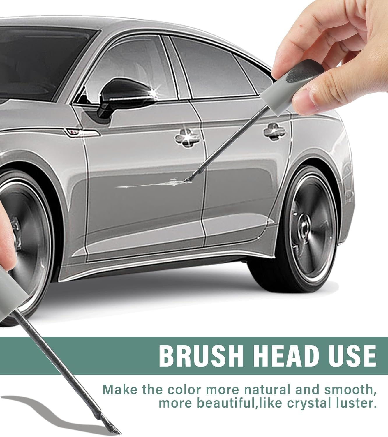 INOBECK Touch Up Paint Pen For Cars, Car Scratch Repair Pen, Car Accessories Car Touch Up Fill Paint Pen, Car Remover Scratch Paint Pen, Automotive Touch Up Paint For Erase Car Scratches (Gray), Grey - Image 4 thumbnail