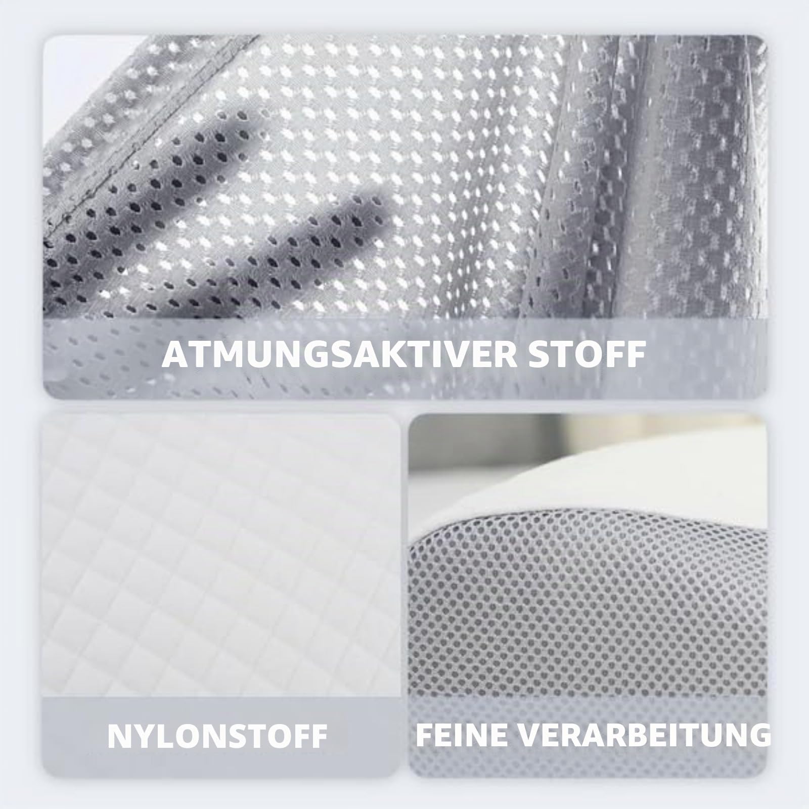 Anti-Schnarch-Kissen orthopädische Halswirbelstütze Memory-Schaum atmungsaktiv für alle Schlafpositionen Erwachsene