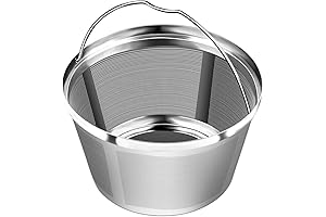 8-10 Cup Reusable Basket Permanent Coffee Filters for BUNN Coffee Makers