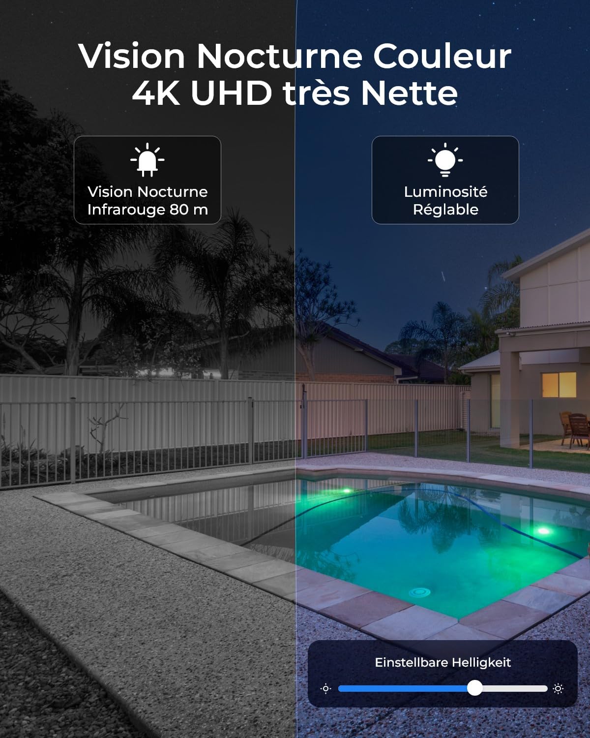 Reolink 4K PTZ Caméra Surveillance PoE, Zoom Optique 3D 16X, RLC-823S2 | Camera PoE avec Pan 360°+Tilt 90°, Suivi Automatique, Vision Nocturne Jusqu'à 80m, Détection de Personne/Véhicule/Animal