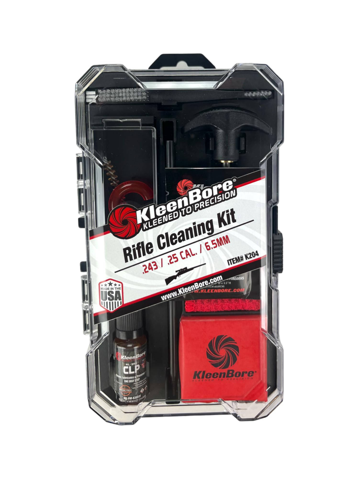 KleenBore Rifle Cleaning Kit 6mm / 6.5mm (K204)