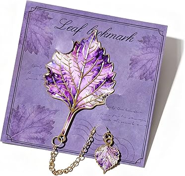 Metal Bookmarks with Chain, Butterfly Flower Theme Pretty Book Marks for Adults, Vintage-Inspired Set for Writers, Teens, Men and Women, Reading Accessories Gifts for Book Lovers 1 Piece