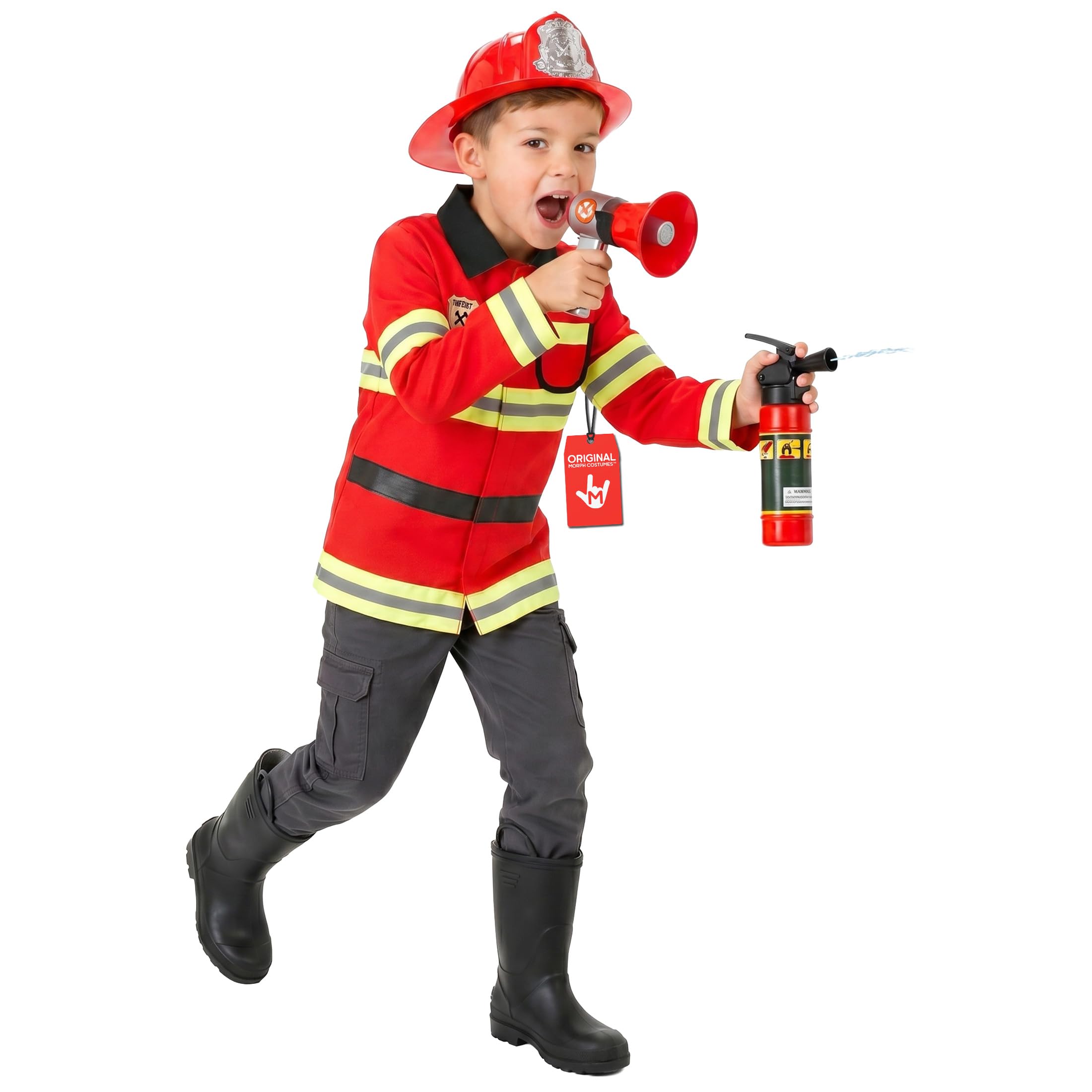 Morph Costume Pompiere Bambino, Costume Halloween Bambino